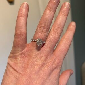 14K 2.32 CTW Lab Grown Diamond Ring with Digital IGI Report sz6.5